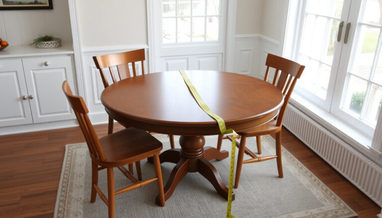 Ronde tafel 4 personen: ideale maat, diameter en tips